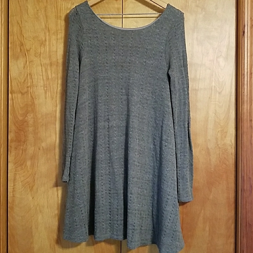 SOLD Grey Sweater Dress